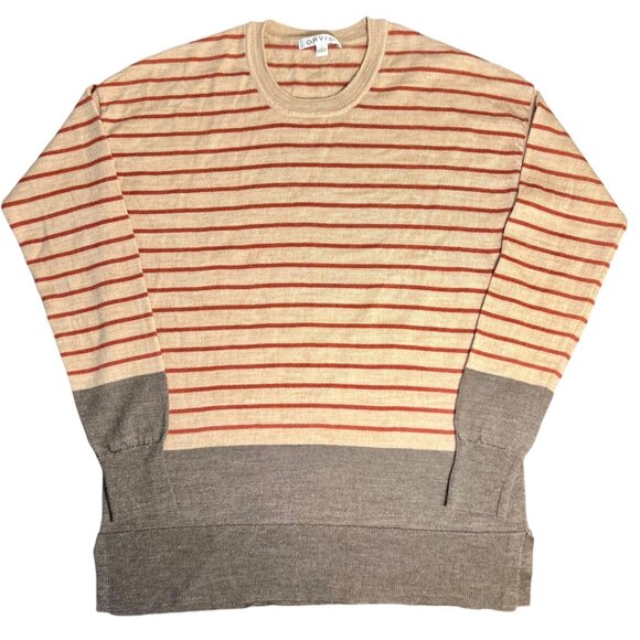 Merino Wool Base Layer Sweater Preppy Outdoors Lightweight Autumn Size Small - Picture 1 of 11